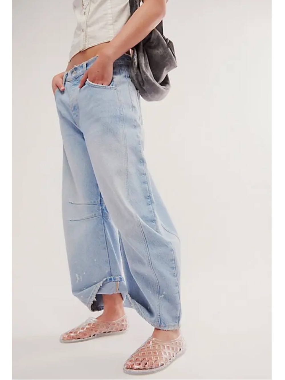 Jeffrey Campbell Jellz Clear Slip Ons New! - Picture 2 of 15